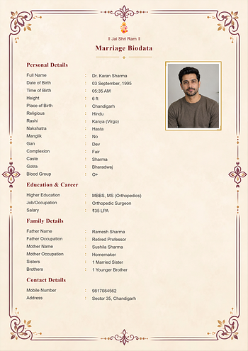 Golden Blossom template preview